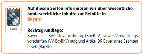 Beihilfe in Bayern
